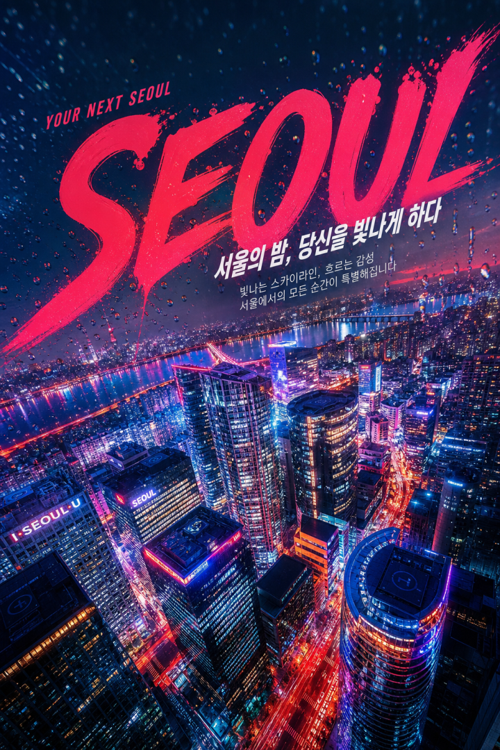 서울의 시네마틱 밤
