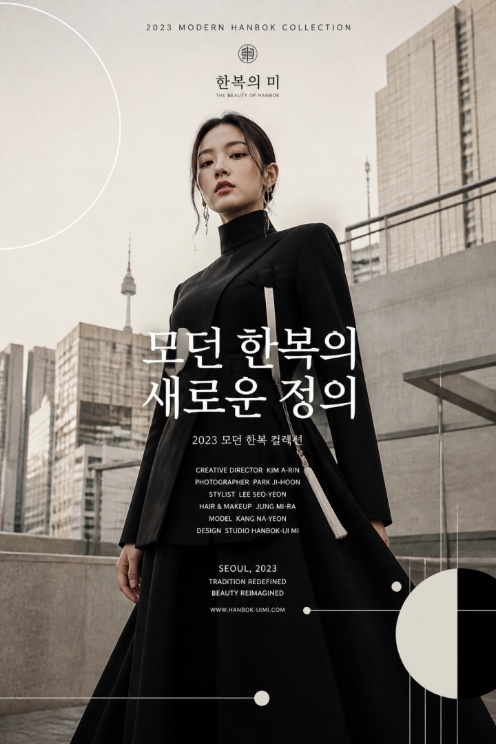 서울 스트리트 스냅 모던 한복 캠페인