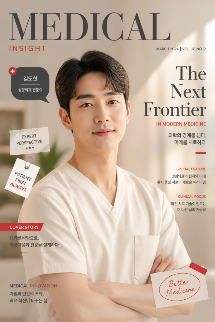 현대 의료 전문인 비즈니스 초상화