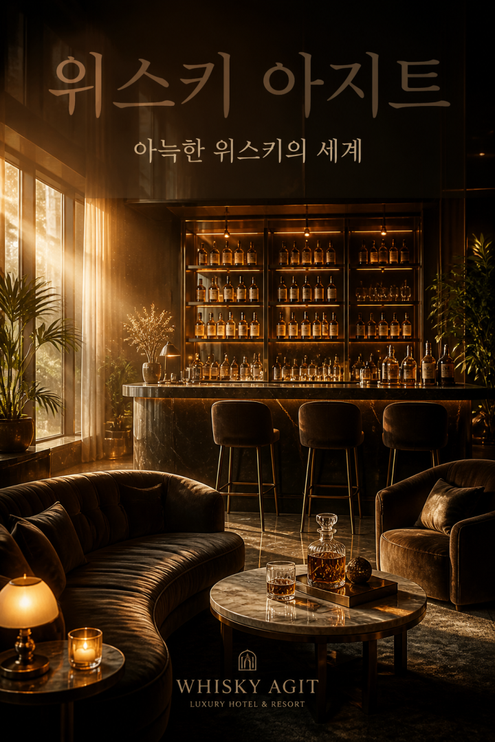 아늑한 위스키 바 공간