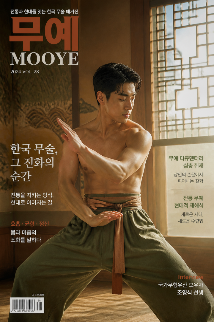전통과 현대의 조화: 무술가의 순간