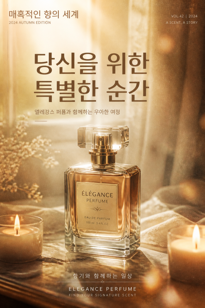 모던 감성의 향수 광고