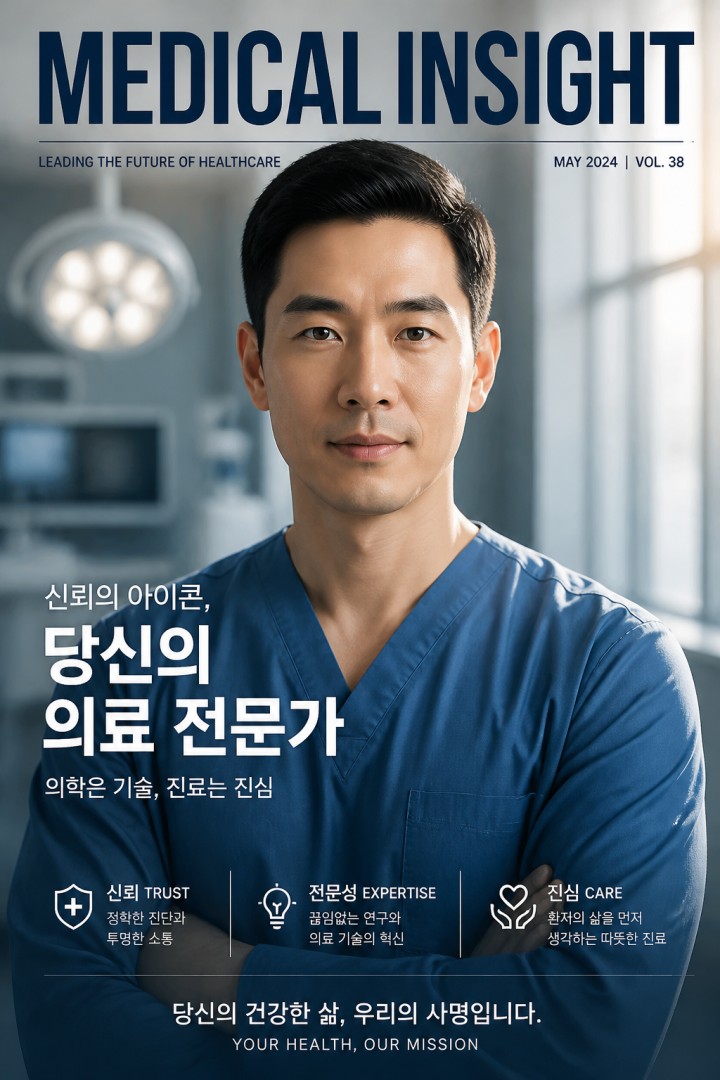 의료 전문가 비즈니스 초상화