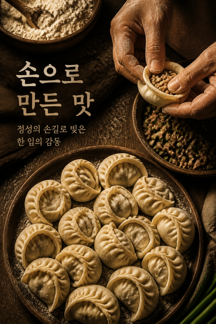 만두 조리 과정 다큐멘터리